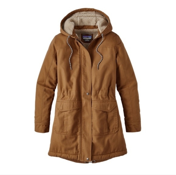 Patagonia Jackets & Blazers - PATAGONIA Prairie Dawn Hooded Sherpa-Lined Parka Jacket